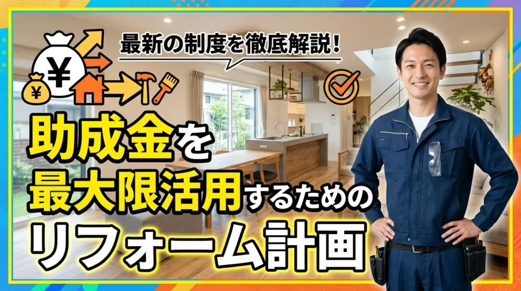 助成金を最大限活用するためのリフォーム計画