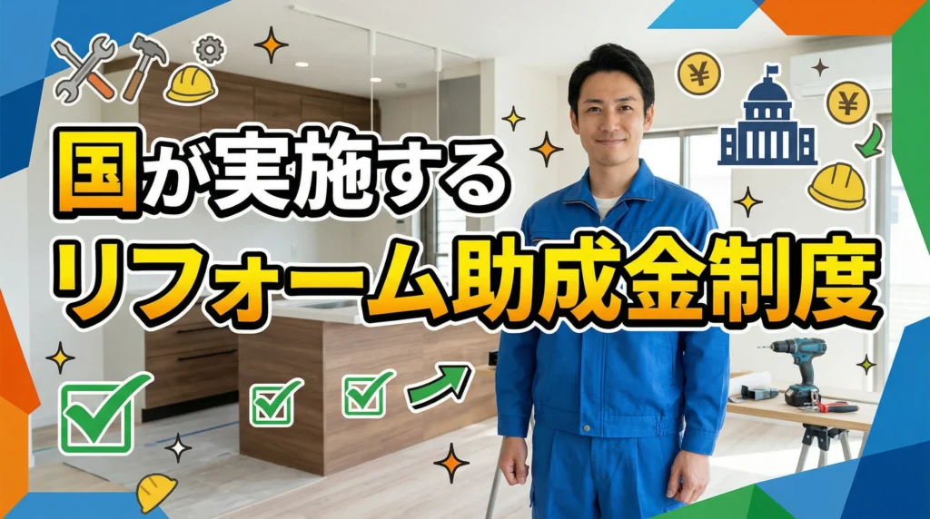 国が実施するリフォーム助成金制度