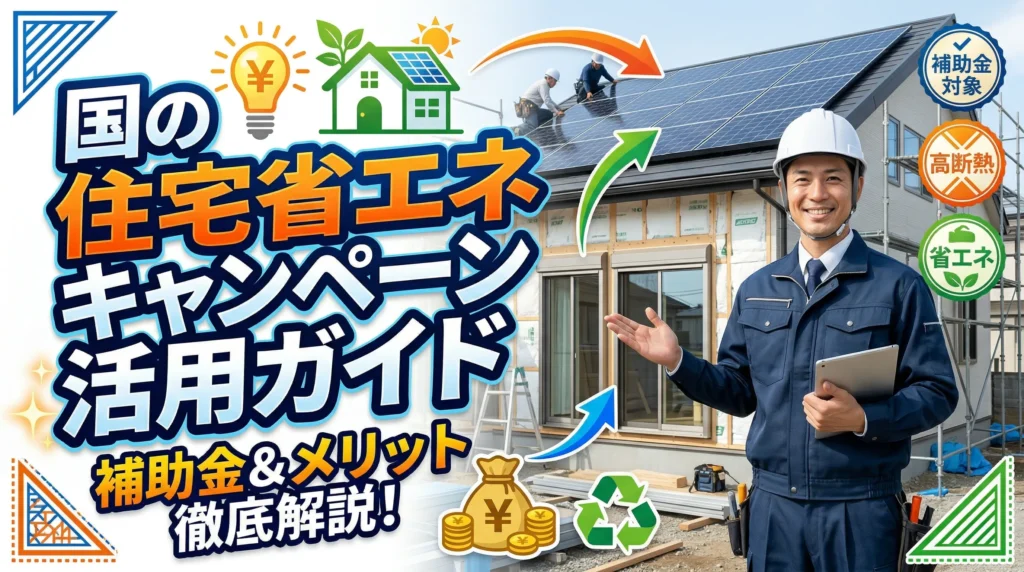 国の住宅省エネ2025キャンペーン活用ガイド