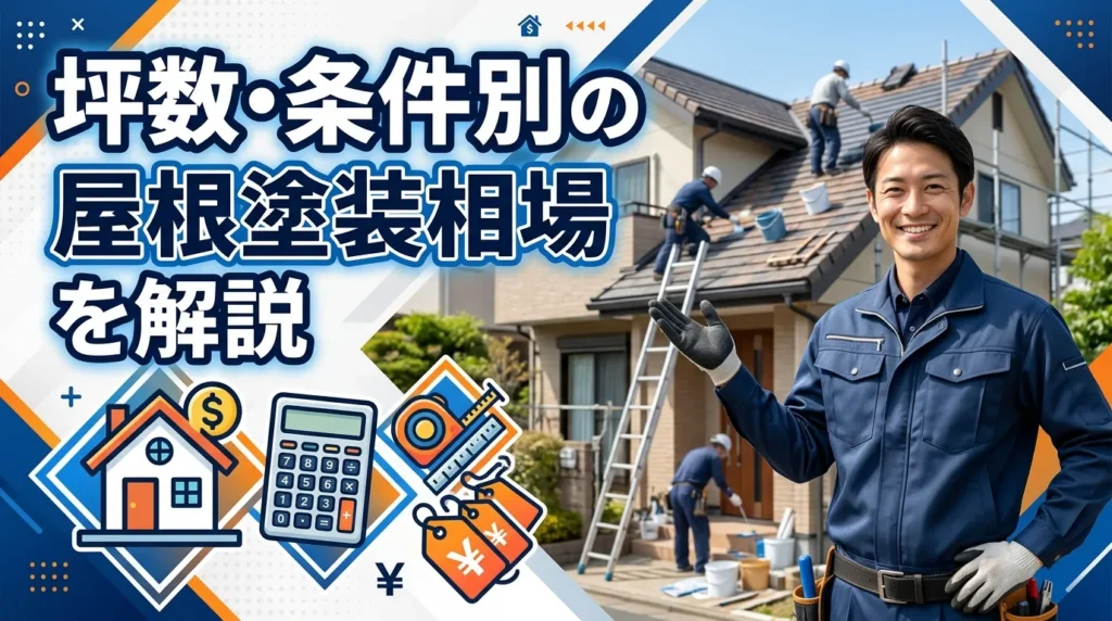 坪数・条件別の屋根塗装相場を詳しく解説