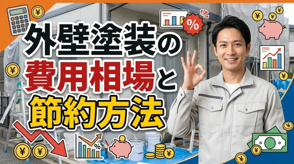 外壁塗装の費用相場と節約方法
