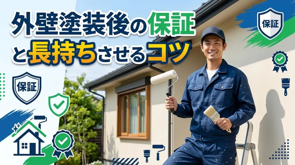 外壁塗装後の保証と長持ちさせるコツ