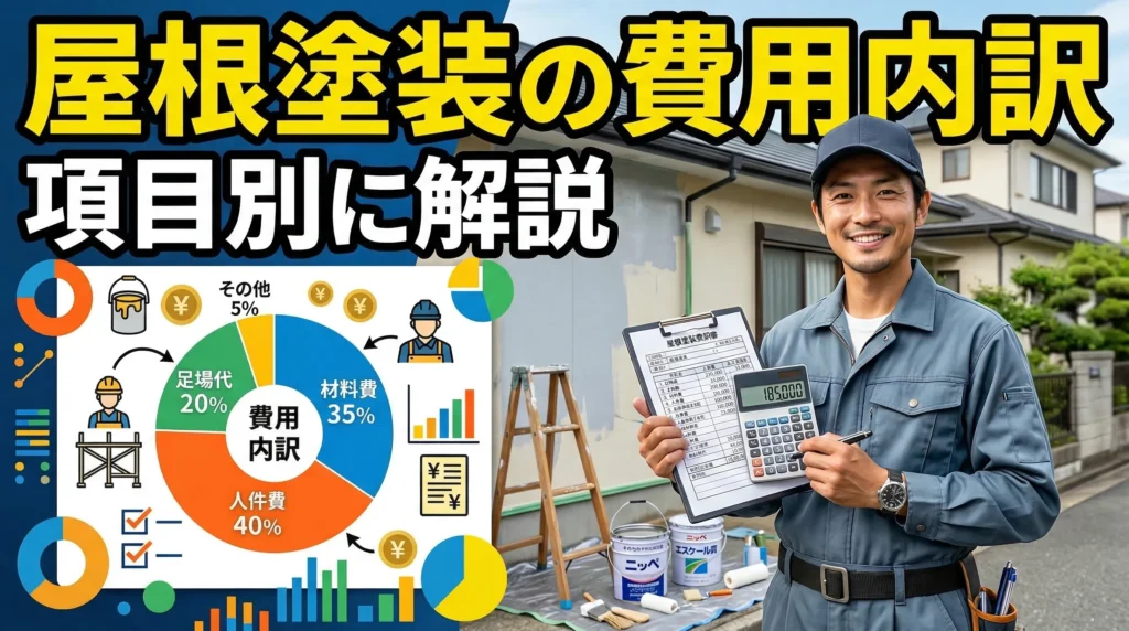 屋根塗装の費用内訳を項目別に解説