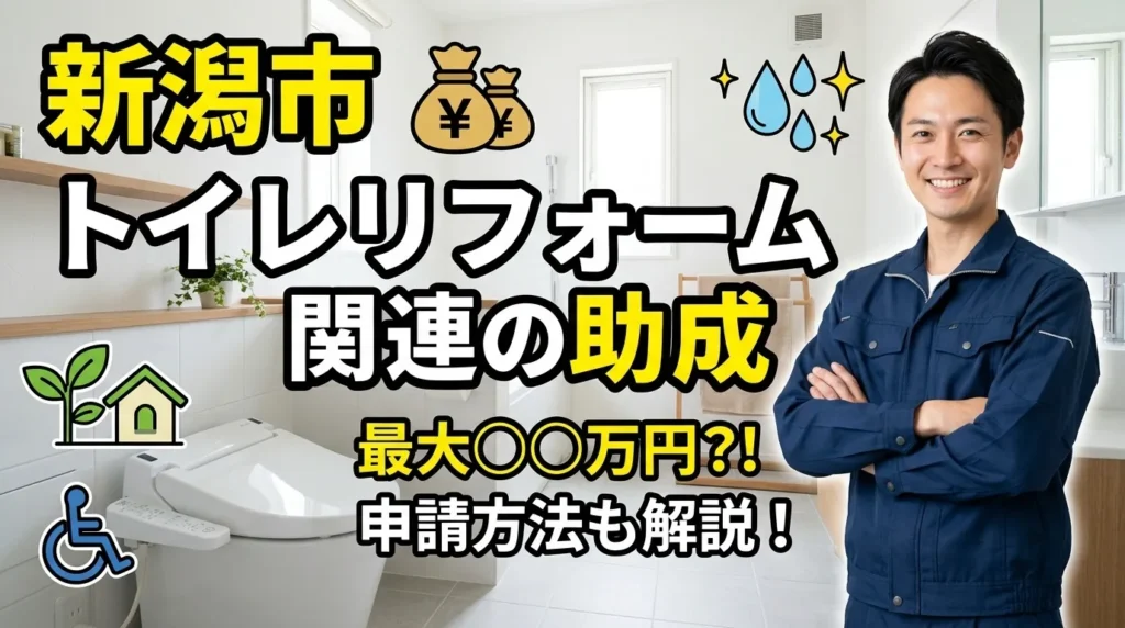 新潟市トイレリフォーム関連の助成