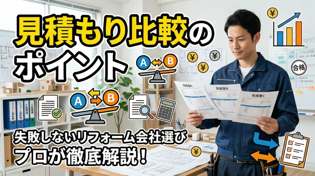新潟県で使えるリフォーム助成金の見積もり比較のポイント