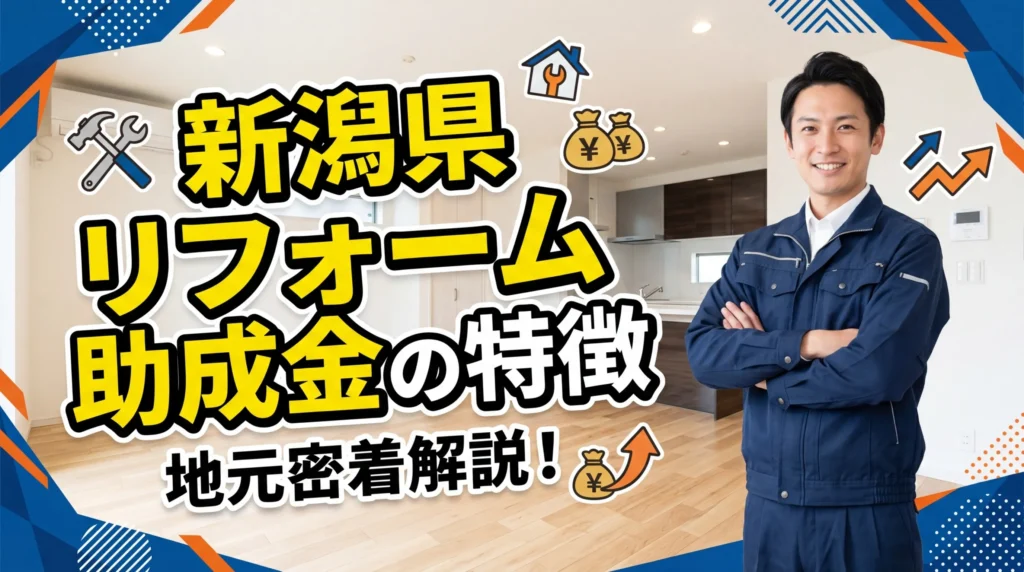 新潟県のリフォーム助成金の特徴