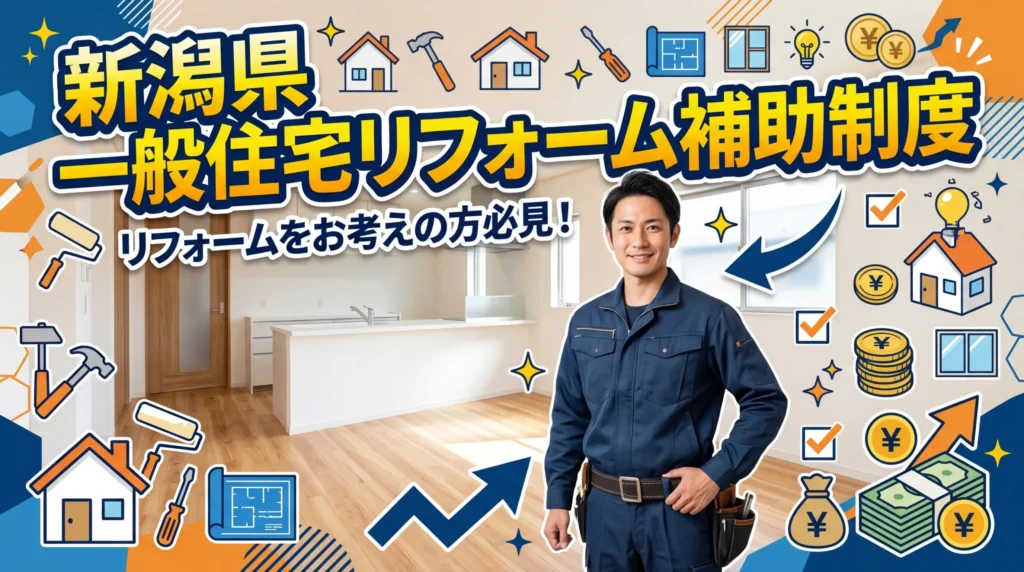 新潟県内の一般住宅リフォーム補助制度
