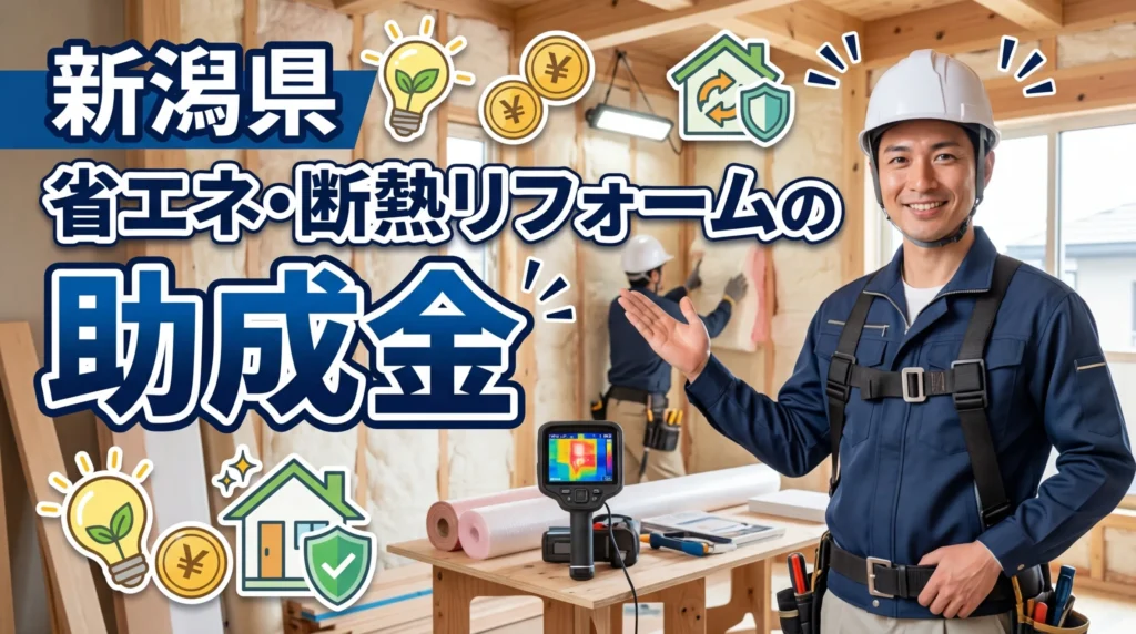 新潟県内の省エネ・断熱リフォームの助成金