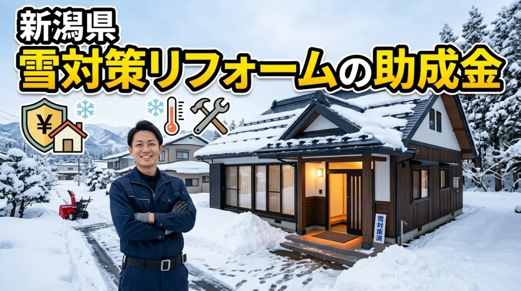 新潟県内の雪対策リフォームの助成金