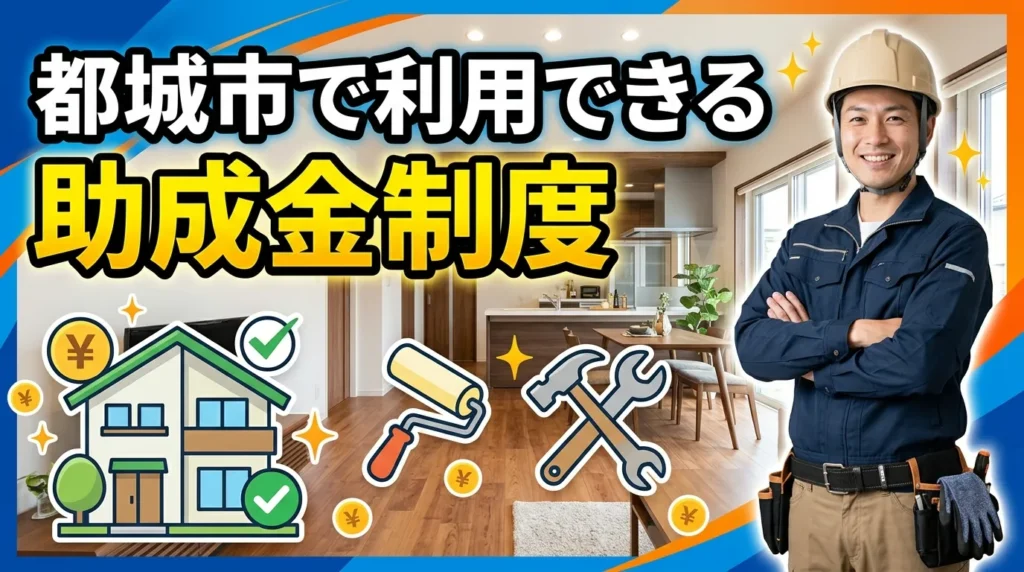 都城市で利用できる助成金制度