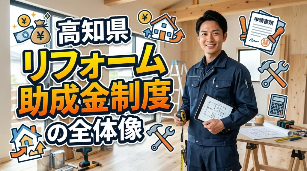 高知県のリフォーム助成金制度の全体像