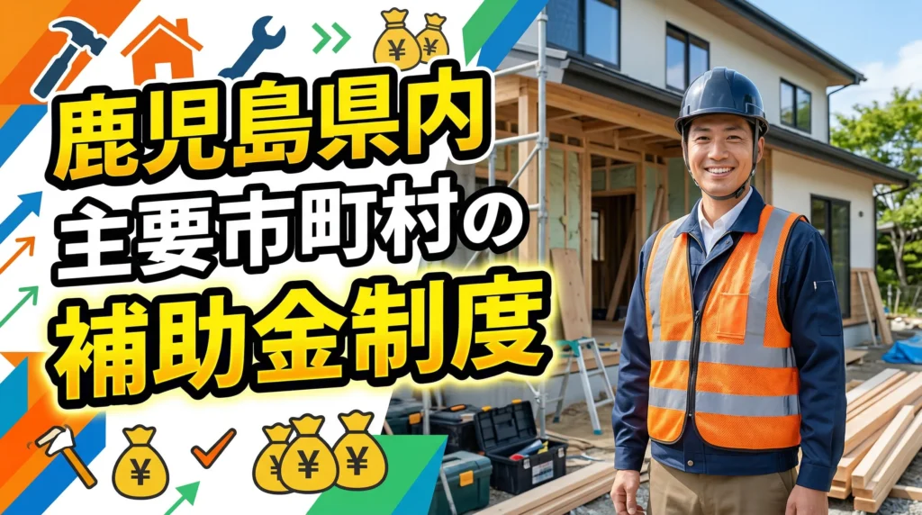 鹿児島県内の主要市町村の補助金制度