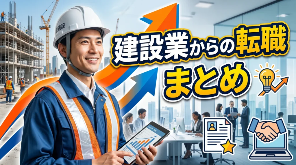 建設業からの転職のまとめ