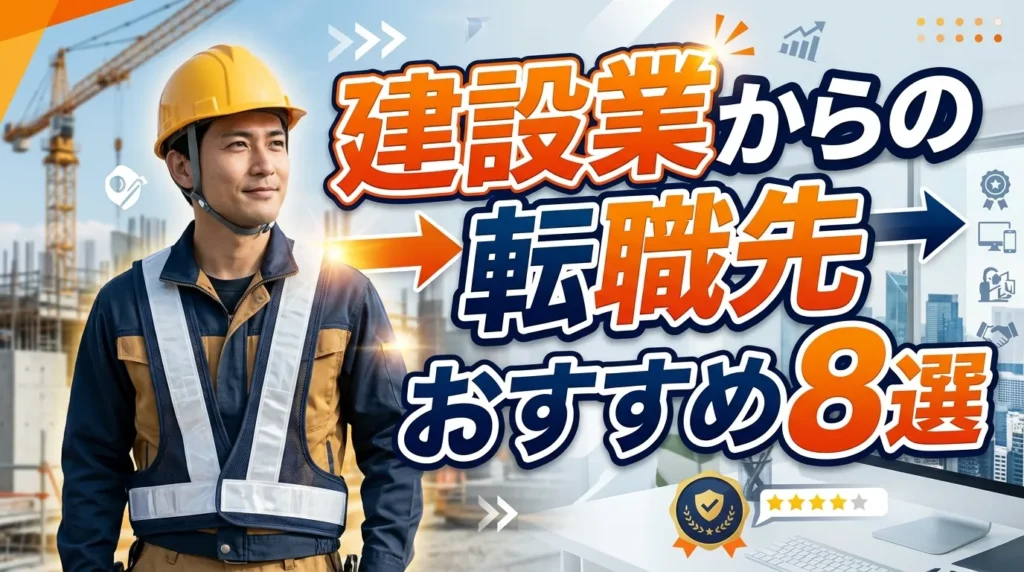 建設業からの転職先おすすめ8選
