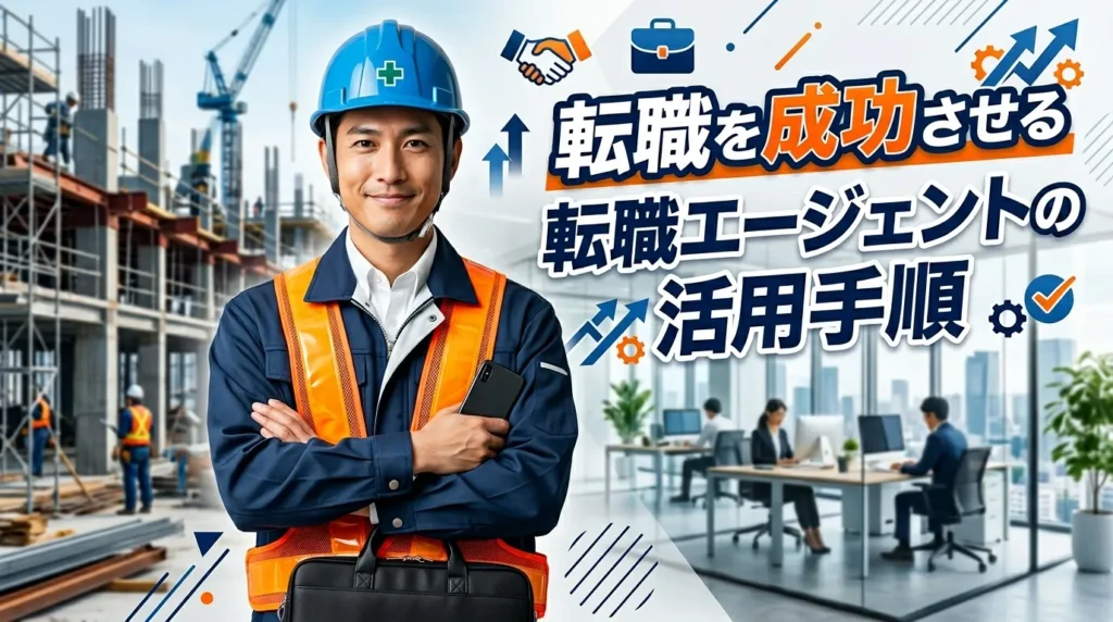 建設業の転職を成功させるための転職エージェントの活用手順