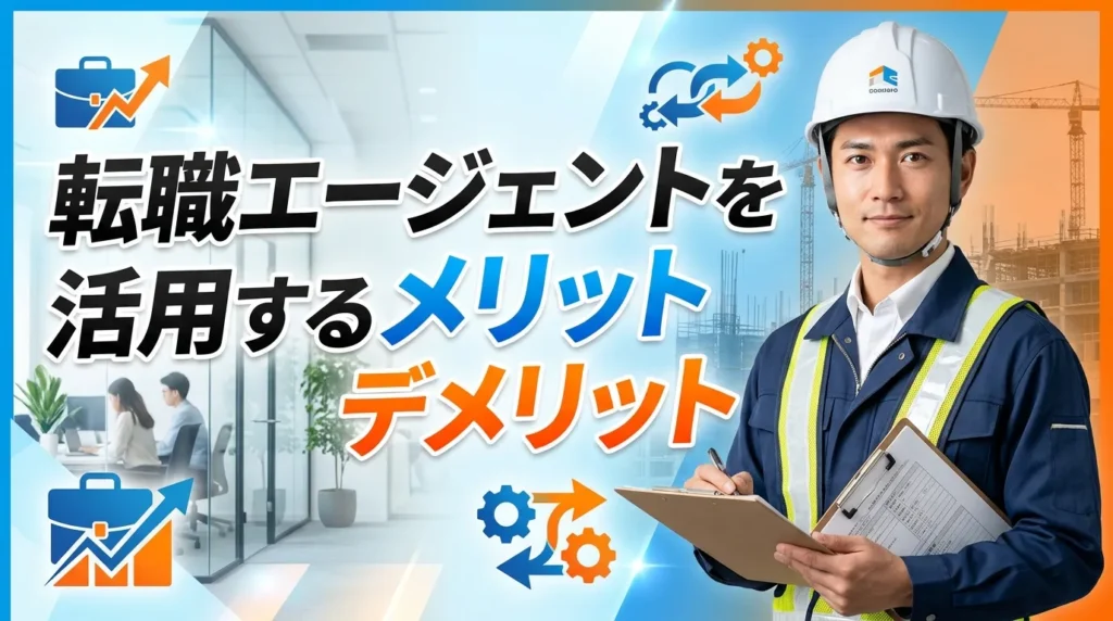 施工管理転職エージェントを活用するメリットとデメリット