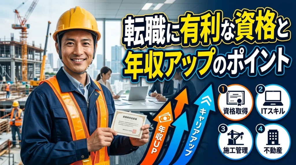転職を有利にする資格と年収アップのポイント