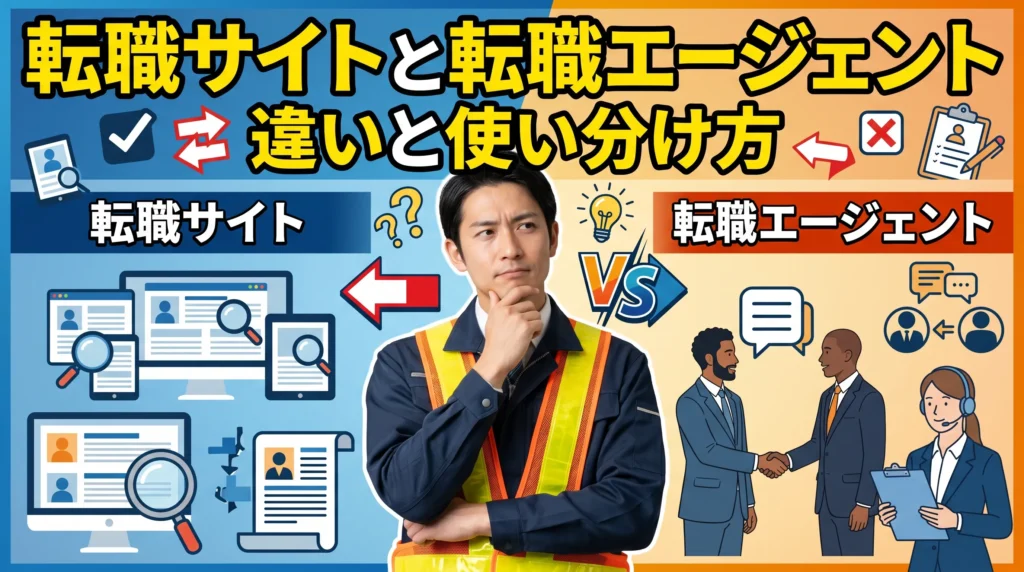 転職サイトと転職エージェントの違いと使い分け方