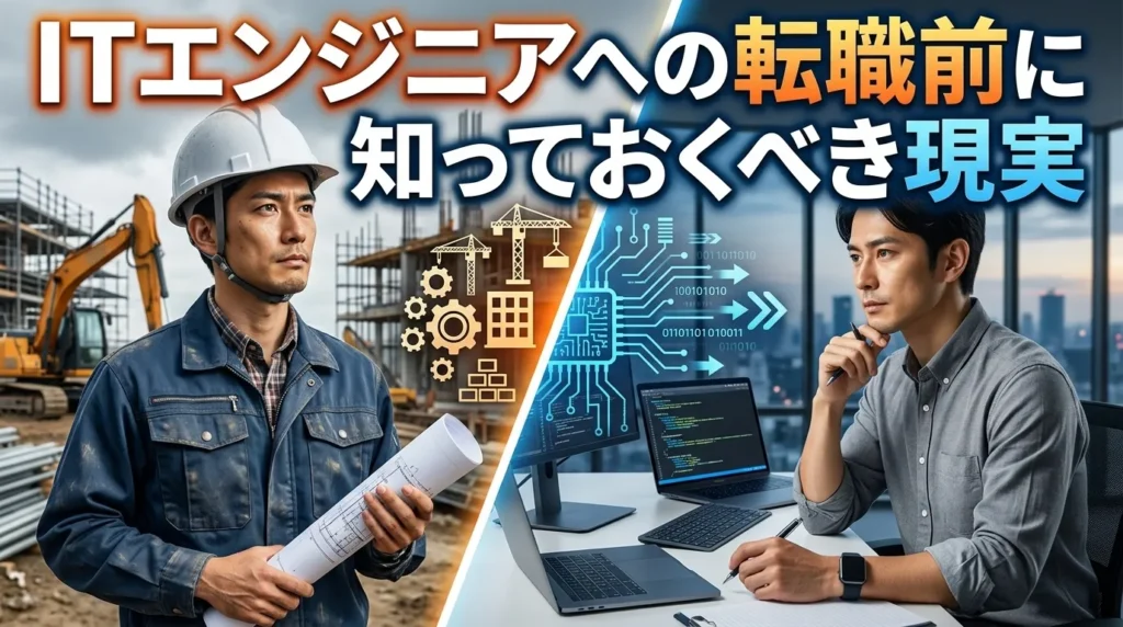 ITエンジニアへの転職前に知っておくべき現実