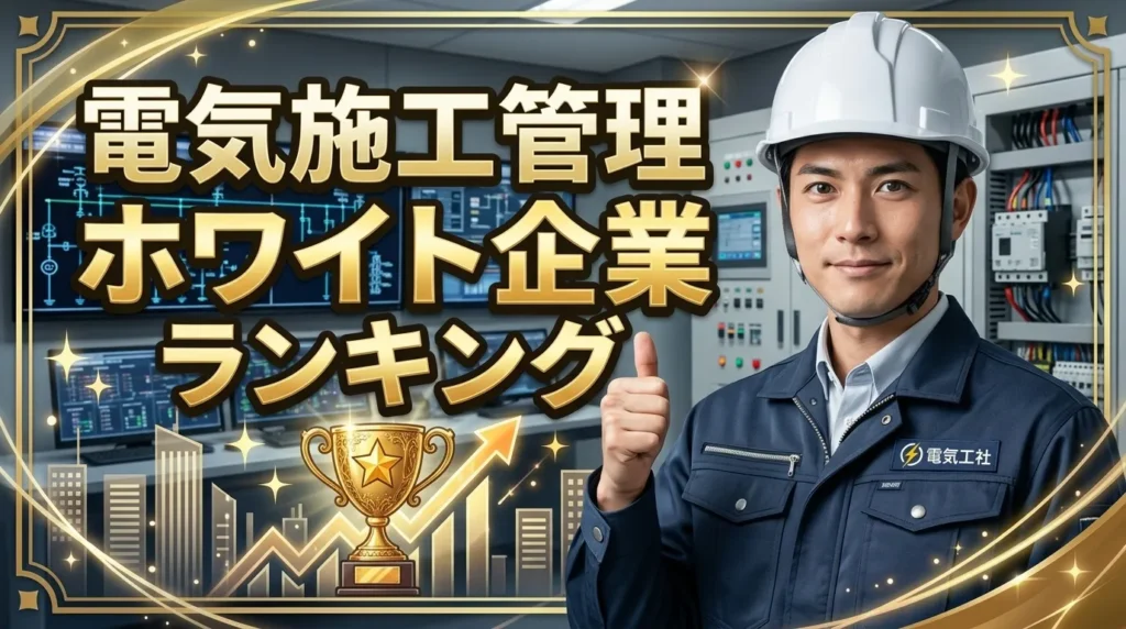 【2026年版】電気施工管理のホワイト企業ランキング