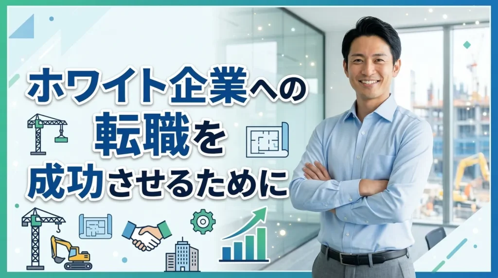 まとめ：設備施工管理からホワイト企業への転職を成功させるために