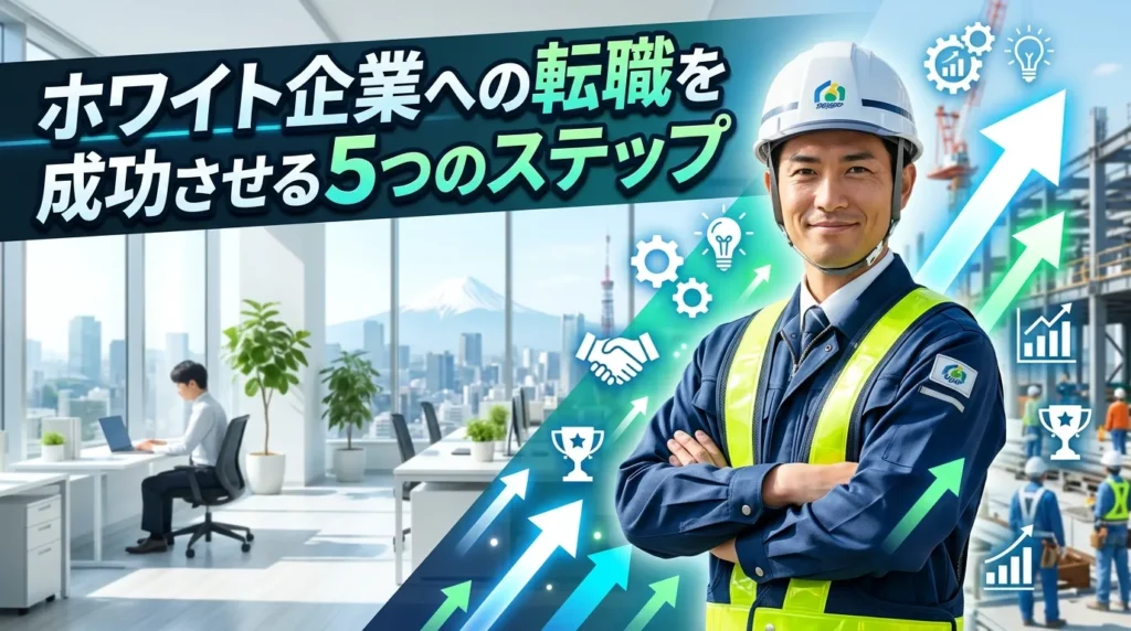 ホワイト企業への転職を成功させる5つのステップ