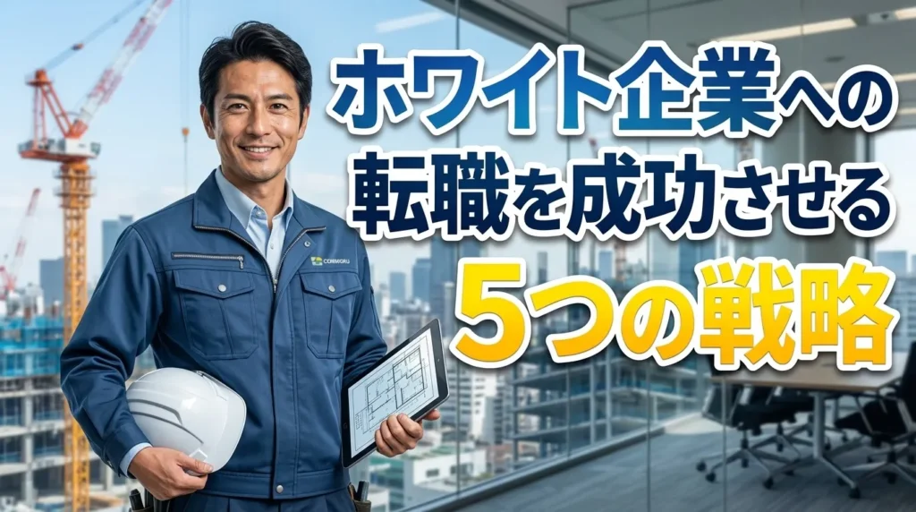 ホワイト企業への転職を成功させる5つの戦略