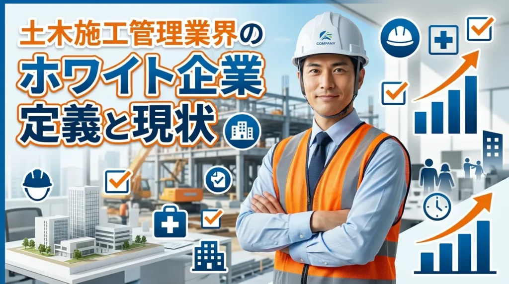 土木施工管理業界におけるホワイト企業の定義と現状
