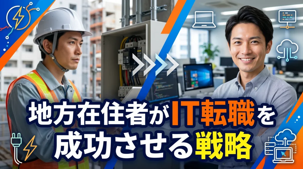 地方在住者がIT転職を成功させるための戦略