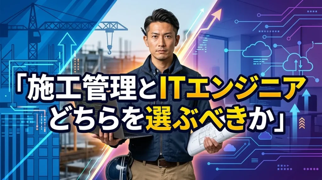 施工管理とITエンジニア、どちらを選ぶべきか