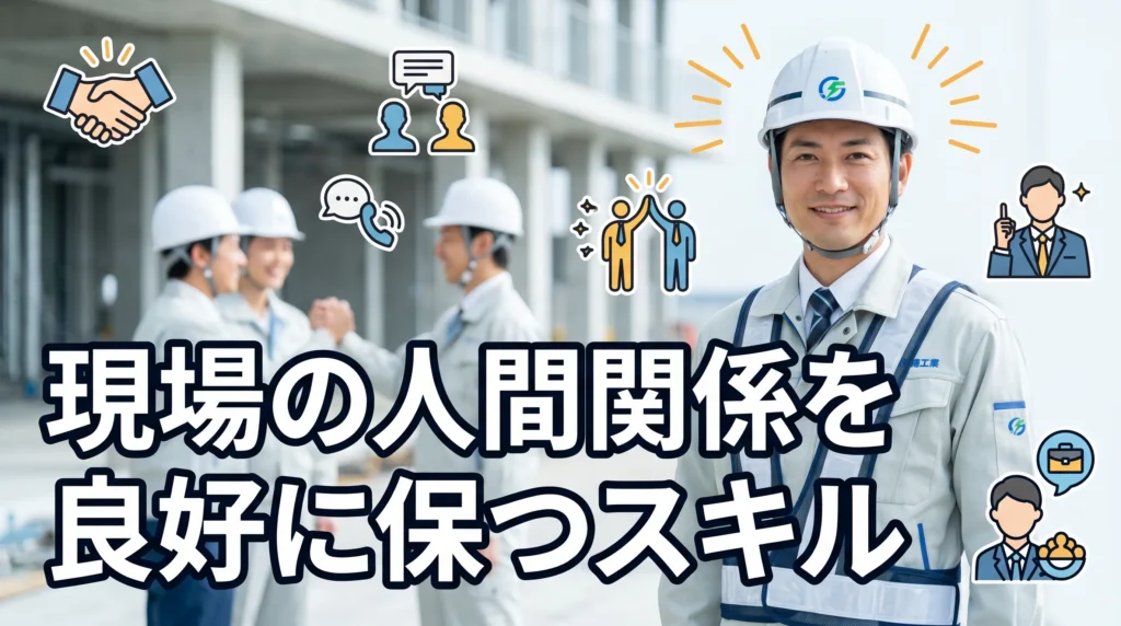 現場での人間関係を良好に保つスキル