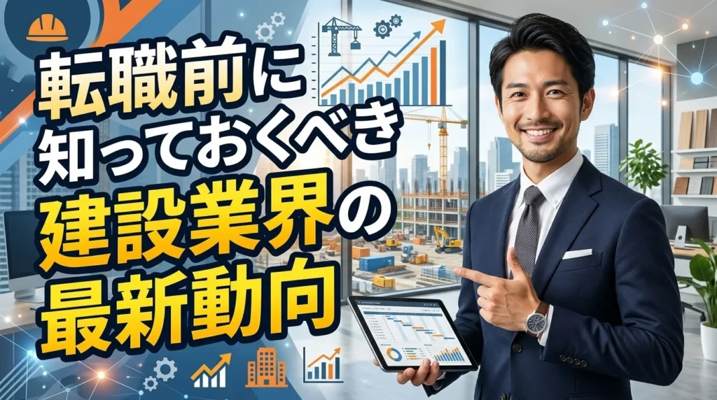 転職前に知っておくべき建設業界の最新動向