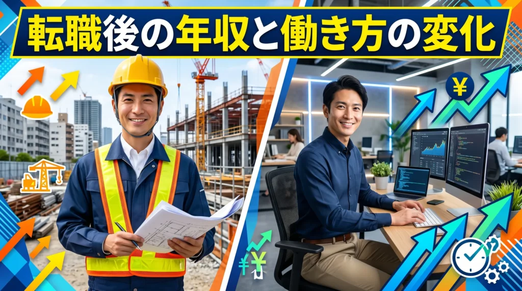 転職後の年収と働き方の変化
