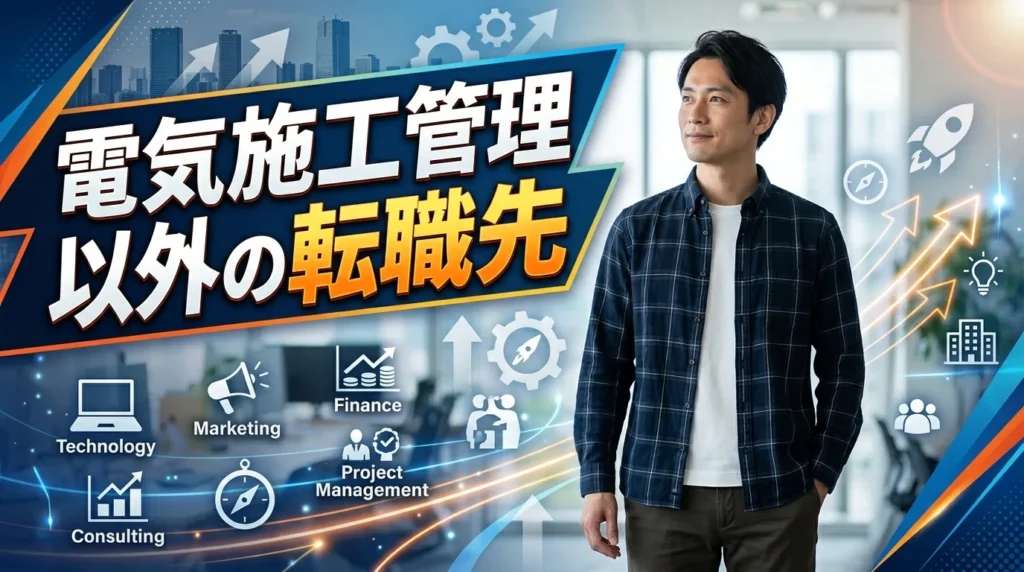 電気施工管理以外の転職先という選択肢