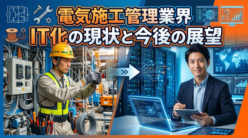 電気施工管理業界のIT化の現状と今後の展望