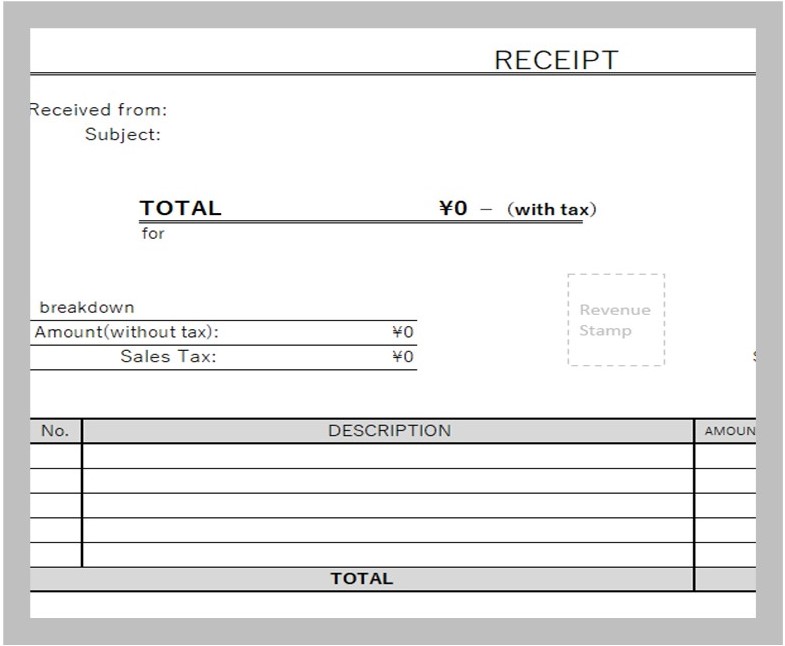 【無料】領収書エクセルテンプレート_008