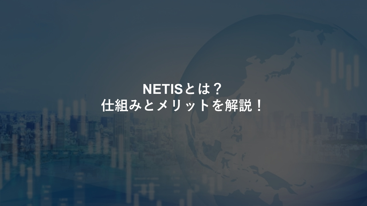 NETISとは？仕組みとメリットを解説！
