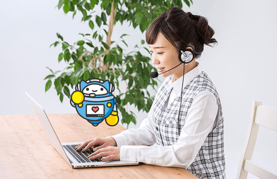 オペレーターの女性